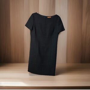 Tory Burch Dress 10 Gray Wool Blend Sheath Ladies Classic Office Career Cocktail